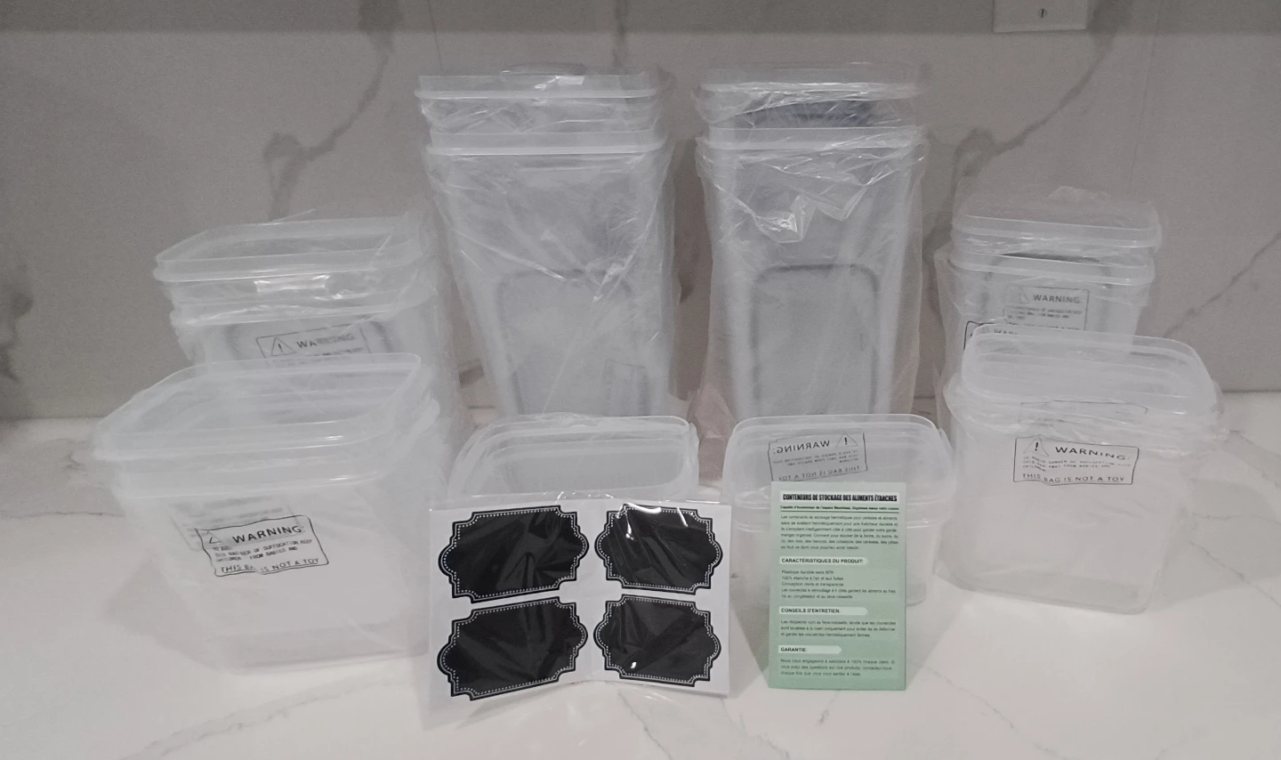 Air-Tight Food Storage Containers Set