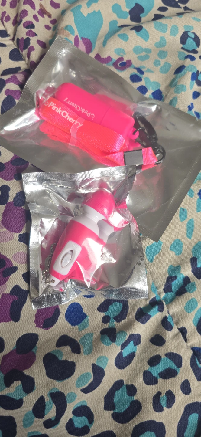 Pink Cherry Mini Vibrator Set (Sealed Unopened)