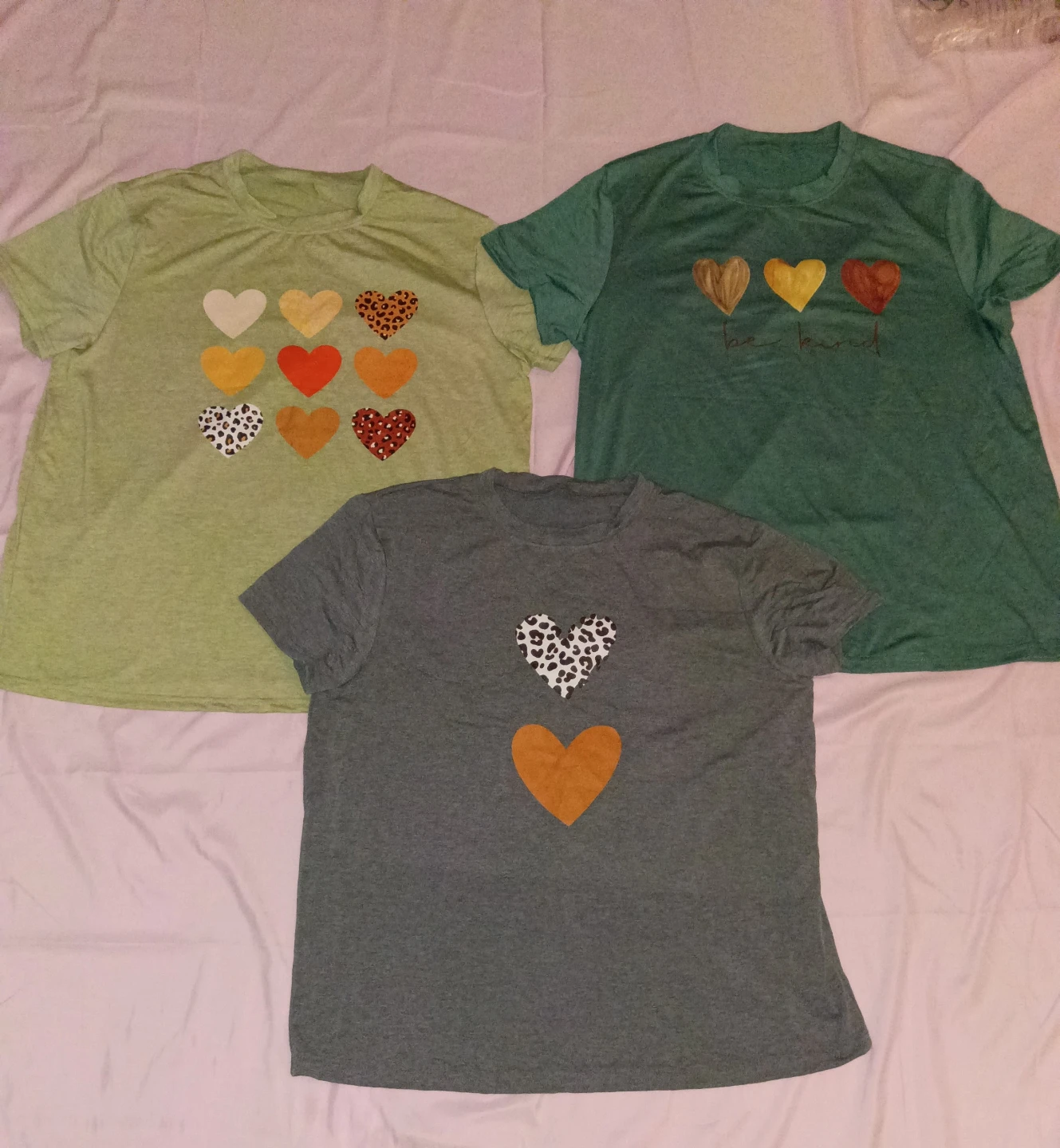Graphic T-Shirts with Heart Designs