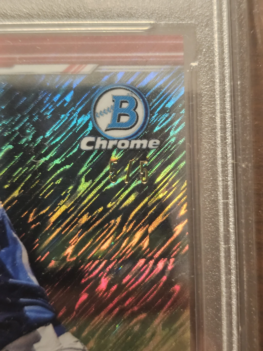2019 Bowman Chrome Gabriel Cancel Red Shimmer Autograph #/5 - photo 3