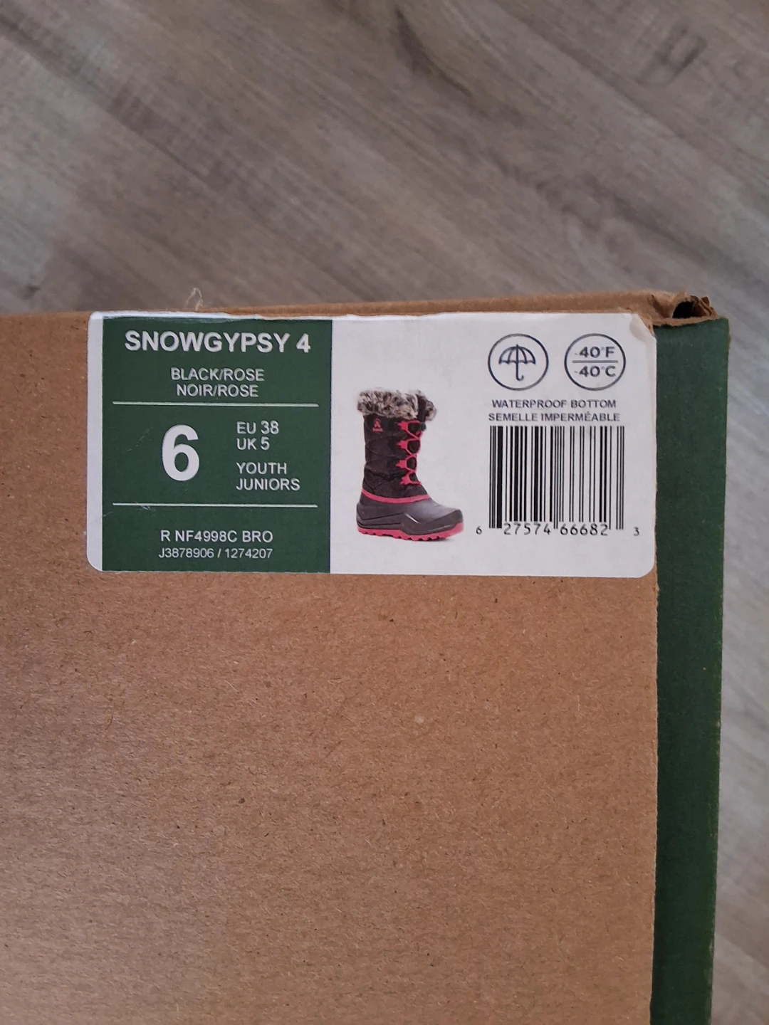 Youth Winter Boots - Black/Rose - photo 2