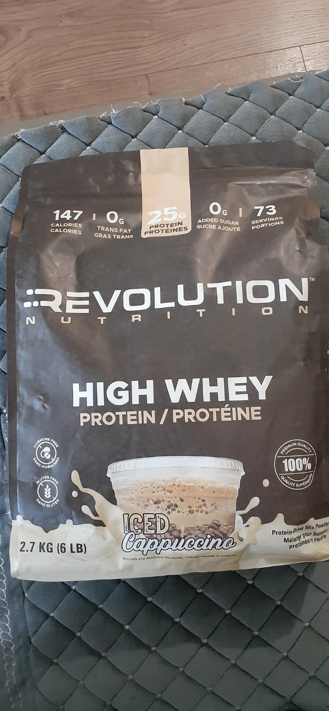 Revolution Nutrition High Whey Protein Iced Cappuccino 2.7 KG