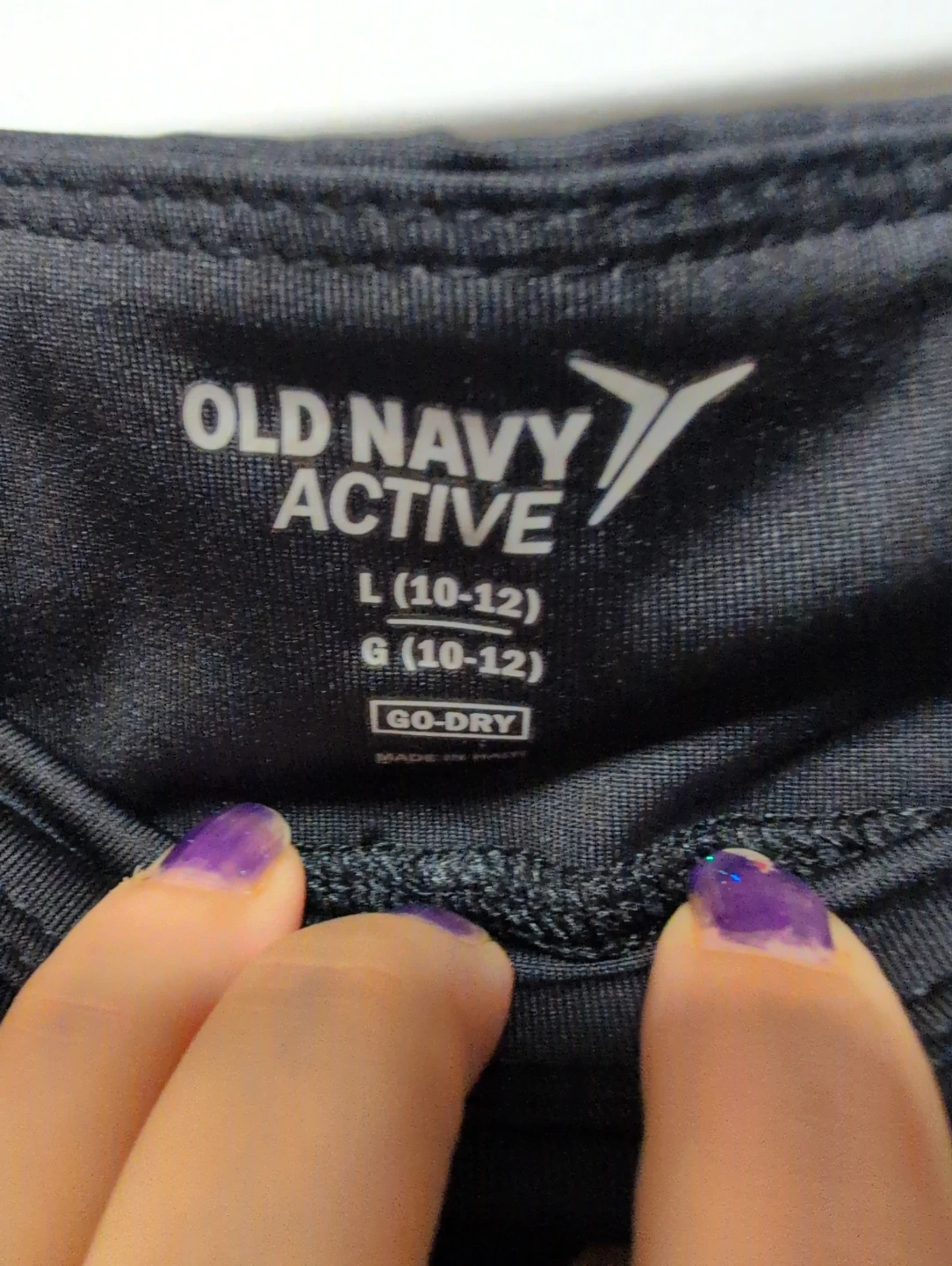 Old Navy Active Black leggings Size L (10-12) - photo 5
