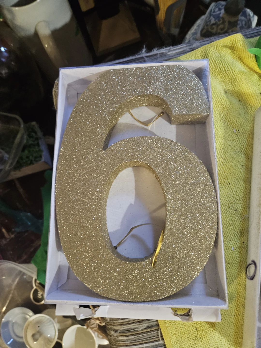 Glitter Number 60 Decorations - photo 3