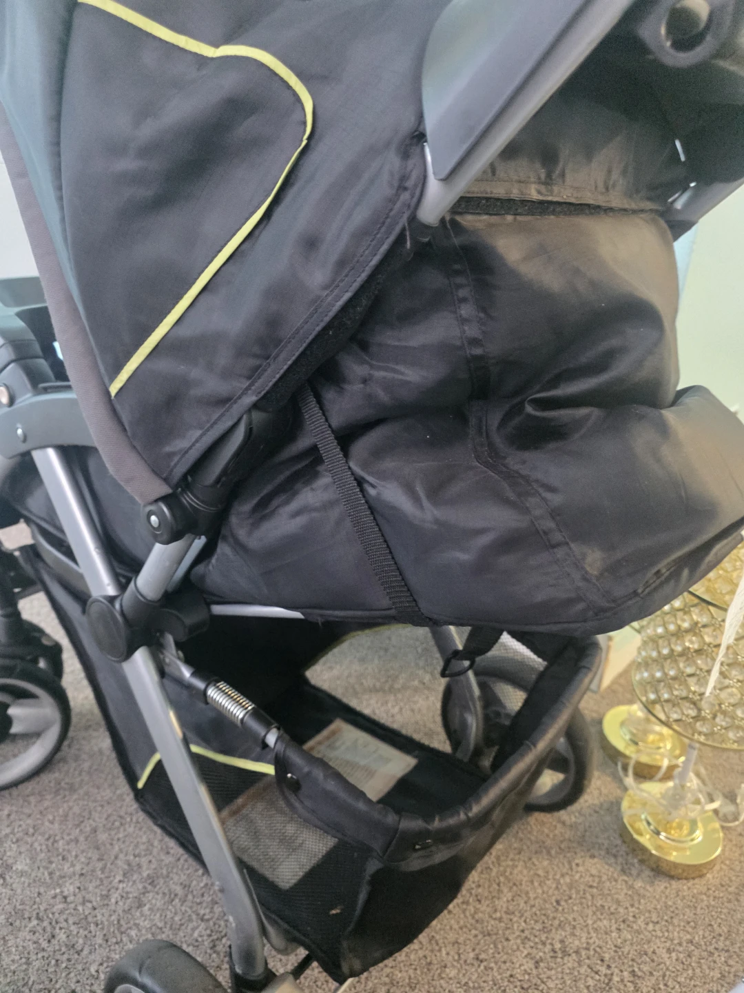 Black and Yellow Stroller