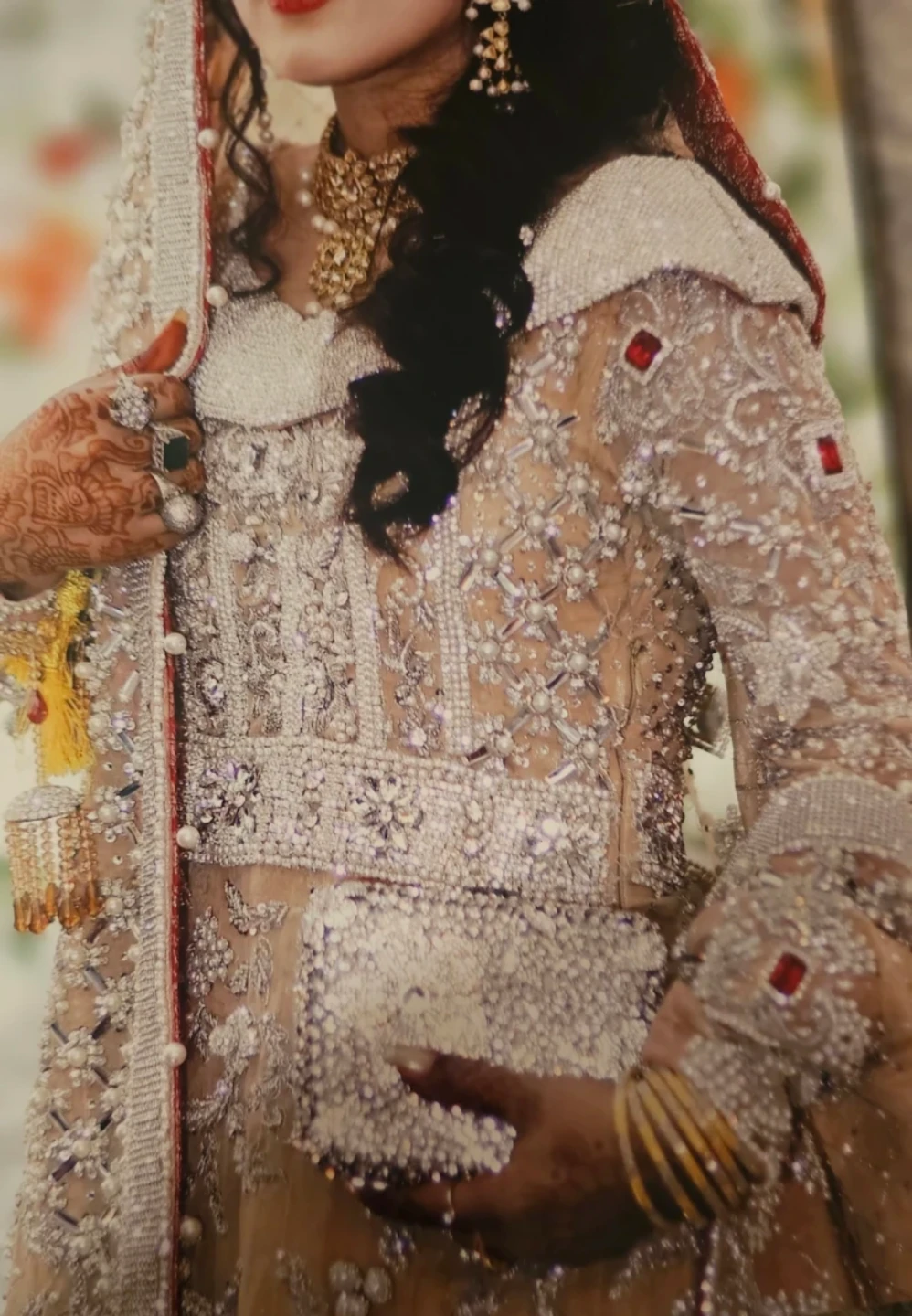 Heavy Wedding dress complete work with dubatta - photo 4