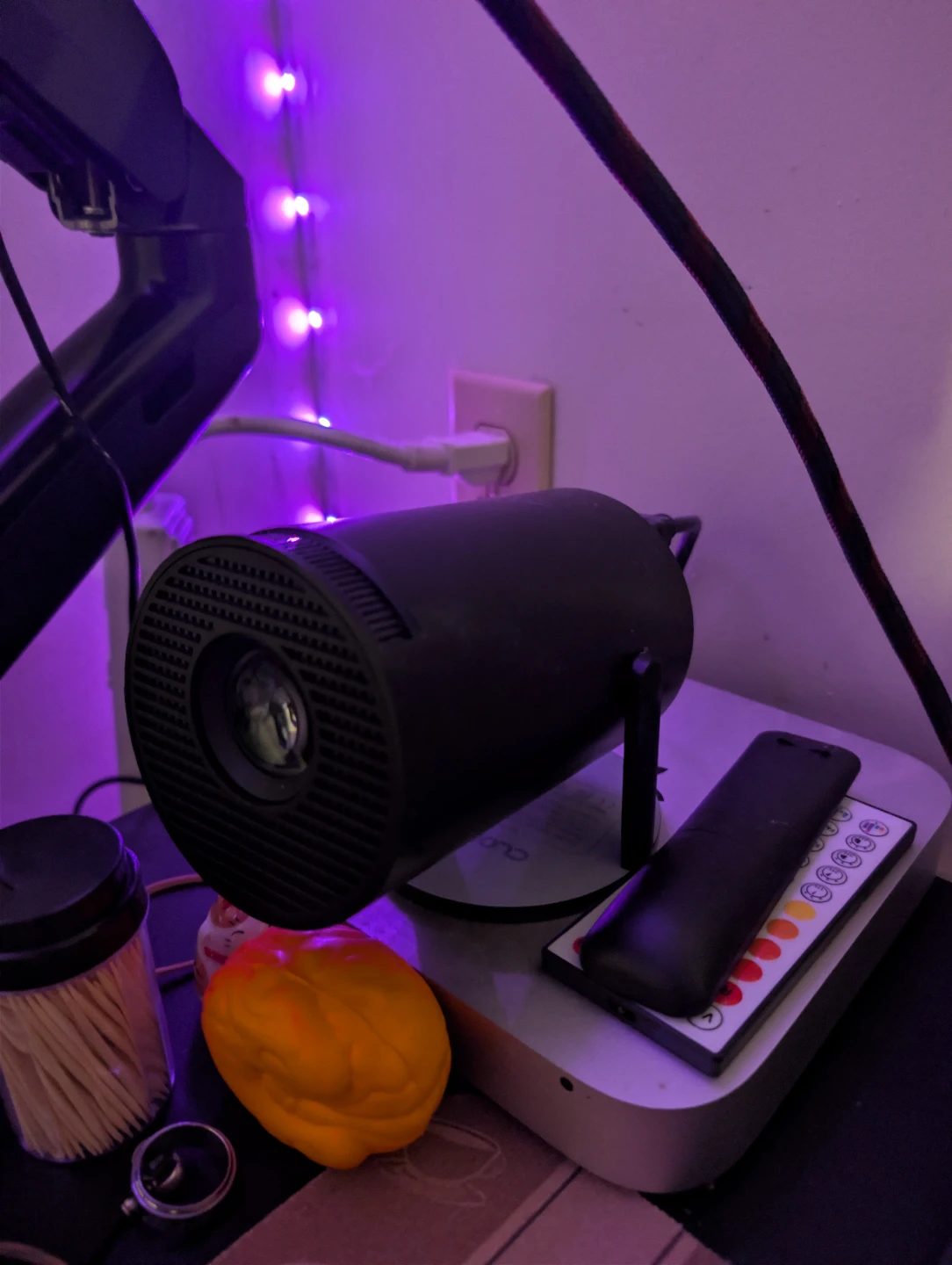 Smart Mini Projector with 180° Stand (Works Perfectly!) - photo 2