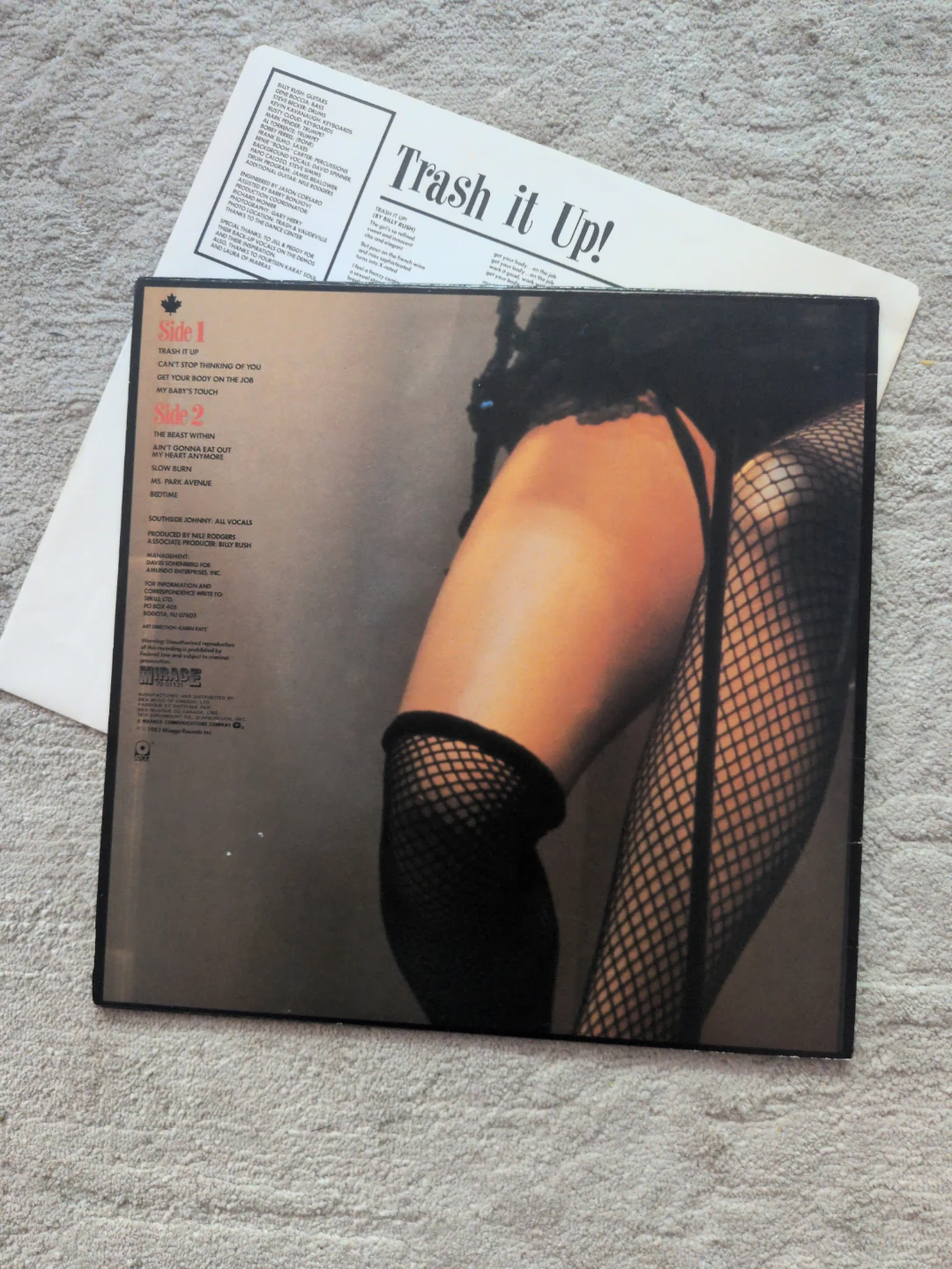 Southside Johnny and the Jukes Trash it Up! Vinyl Record - photo 2
