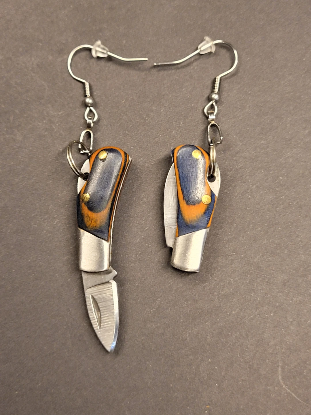 Miniature Folding Knife Earrings - 5 Different Models Available - photo 4