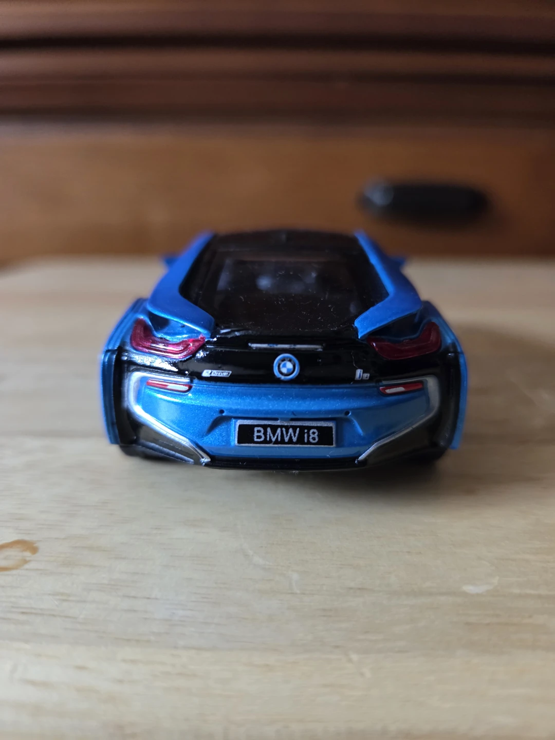 Blue BMW i8 Scale 1/36 Toy Car - photo 3