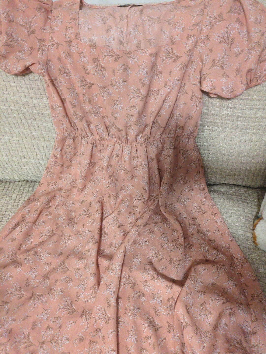 SHEIN floral print mini dress