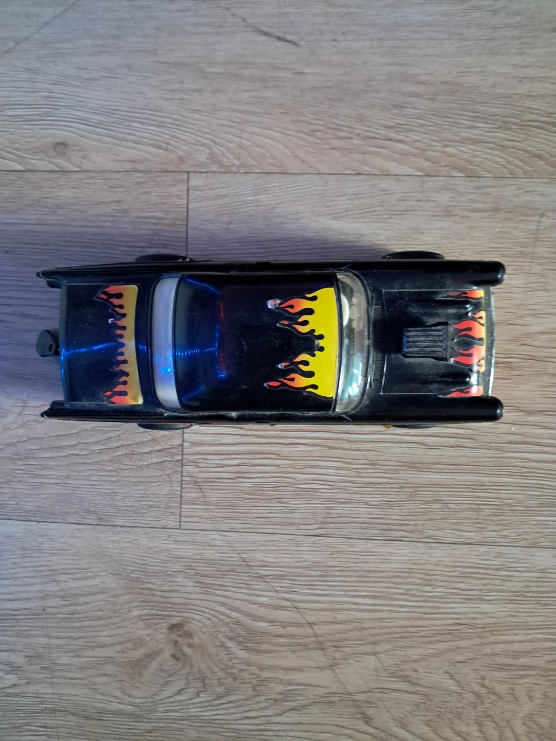 Black Toy Car with Flames - photo 2