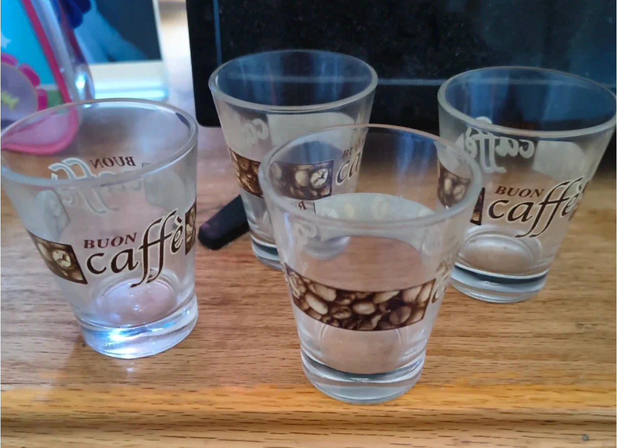 Buon Caffè Shot Glasses