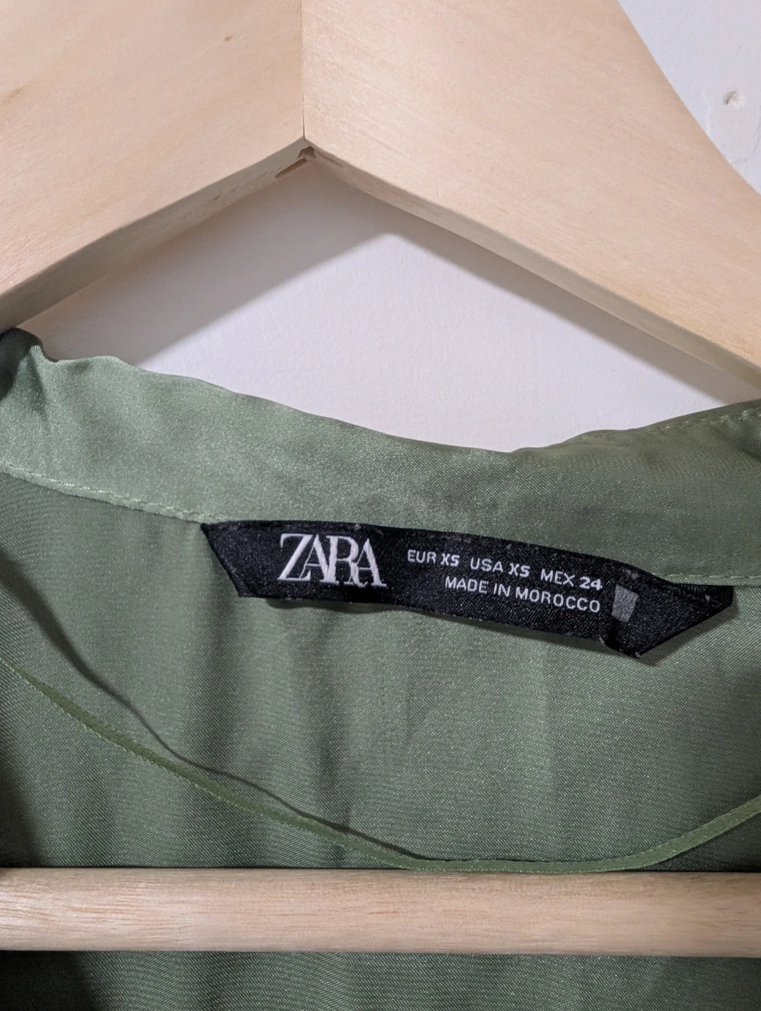 ZARA Satin Button-Up Shirt - photo 3