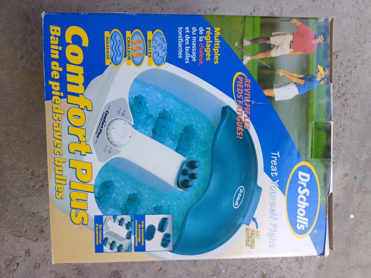 Brand New-Dr. Scholl's Comfort Plus Footbath with Bubbles - photo 3