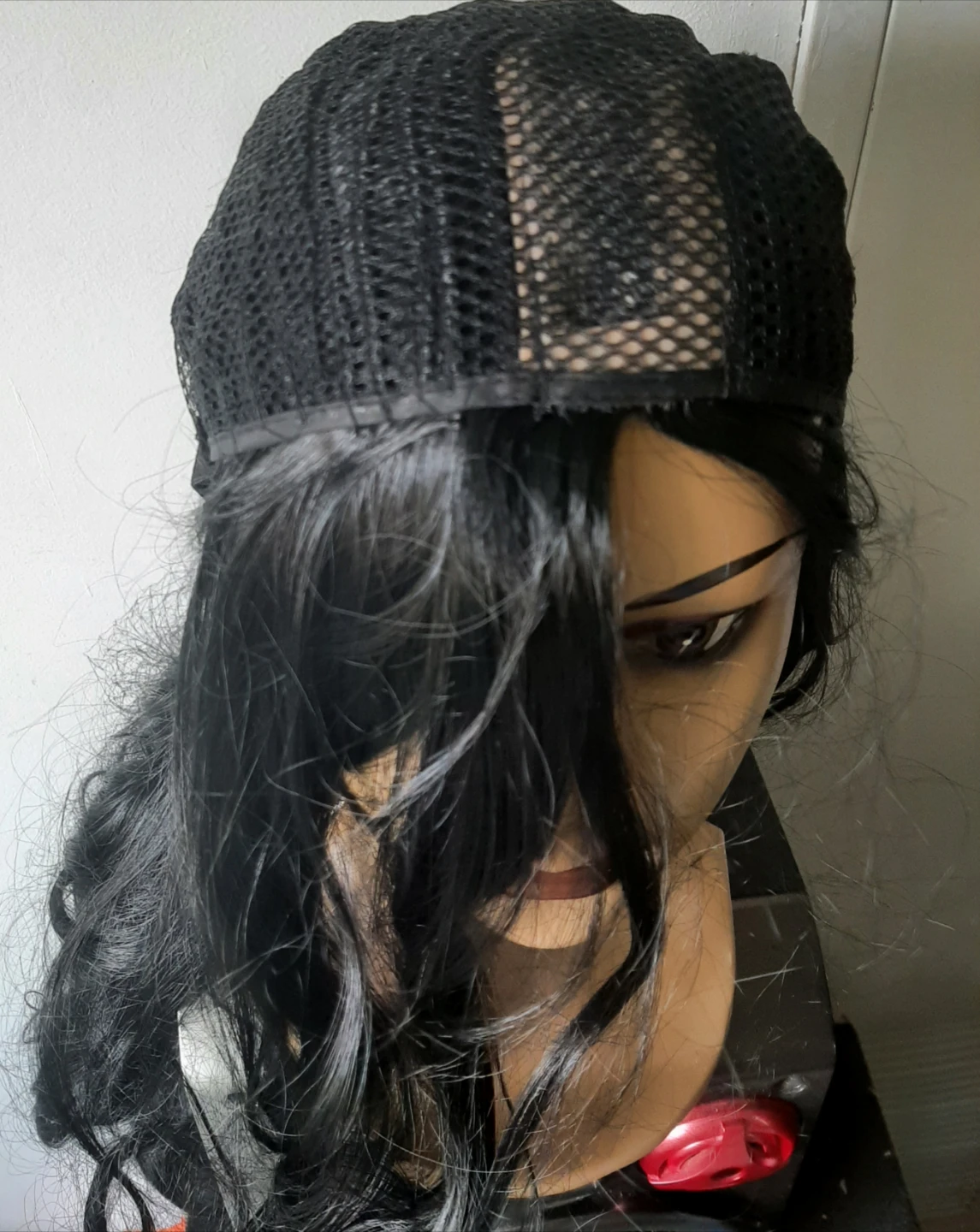 Black Long Wavy Wig - photo 3