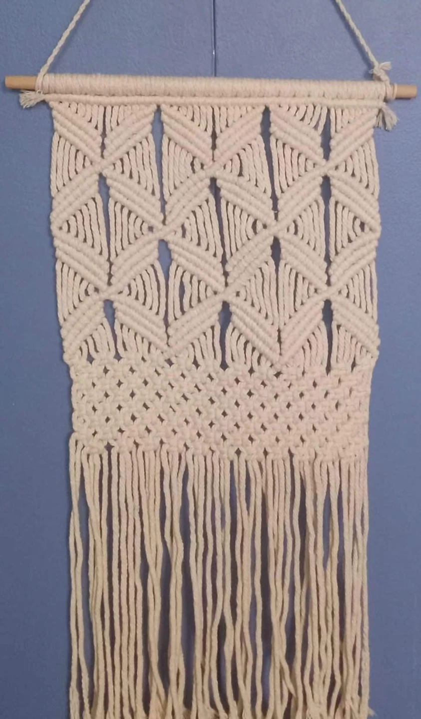 Macrame Plant Holder & Wall Hanging - photo 2