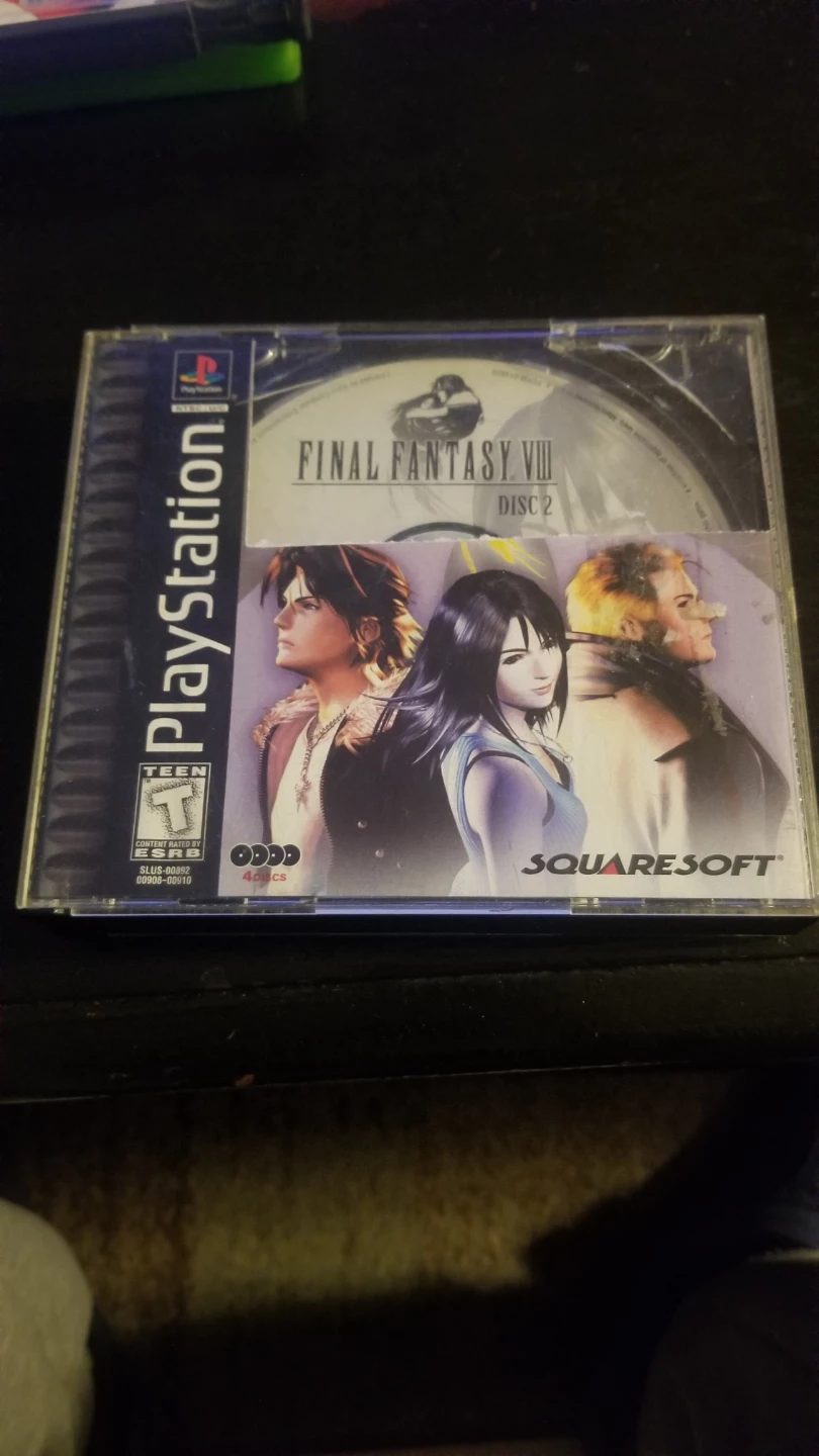 Final Fantasy VIII missing disc 1 an manual