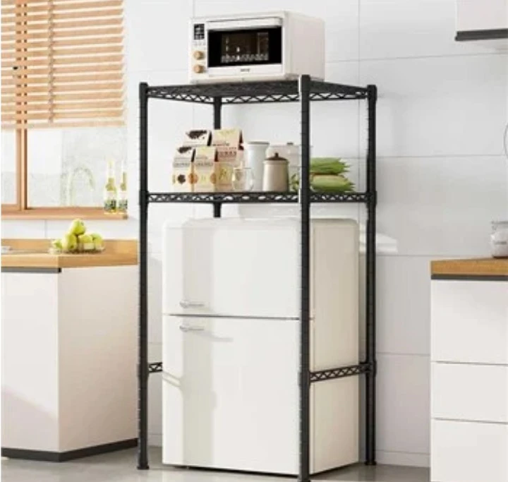 Black Wire Shelving Unit - 3 Tier