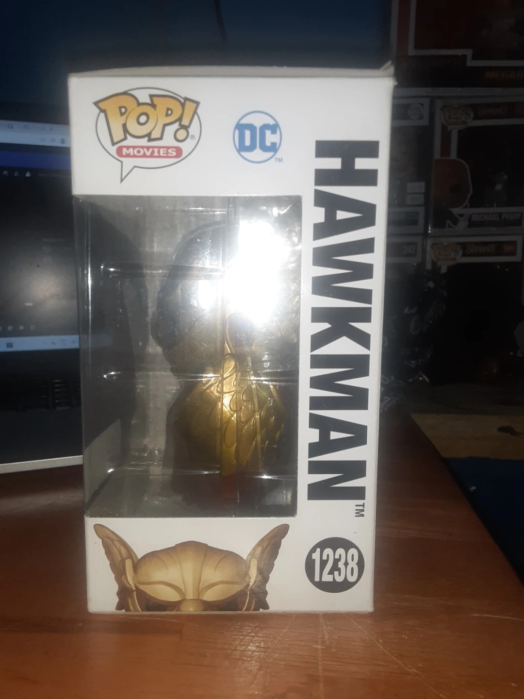 Funko Pop! Movies Black Adam Hawkman 1238 Vinyl Figure - photo 4