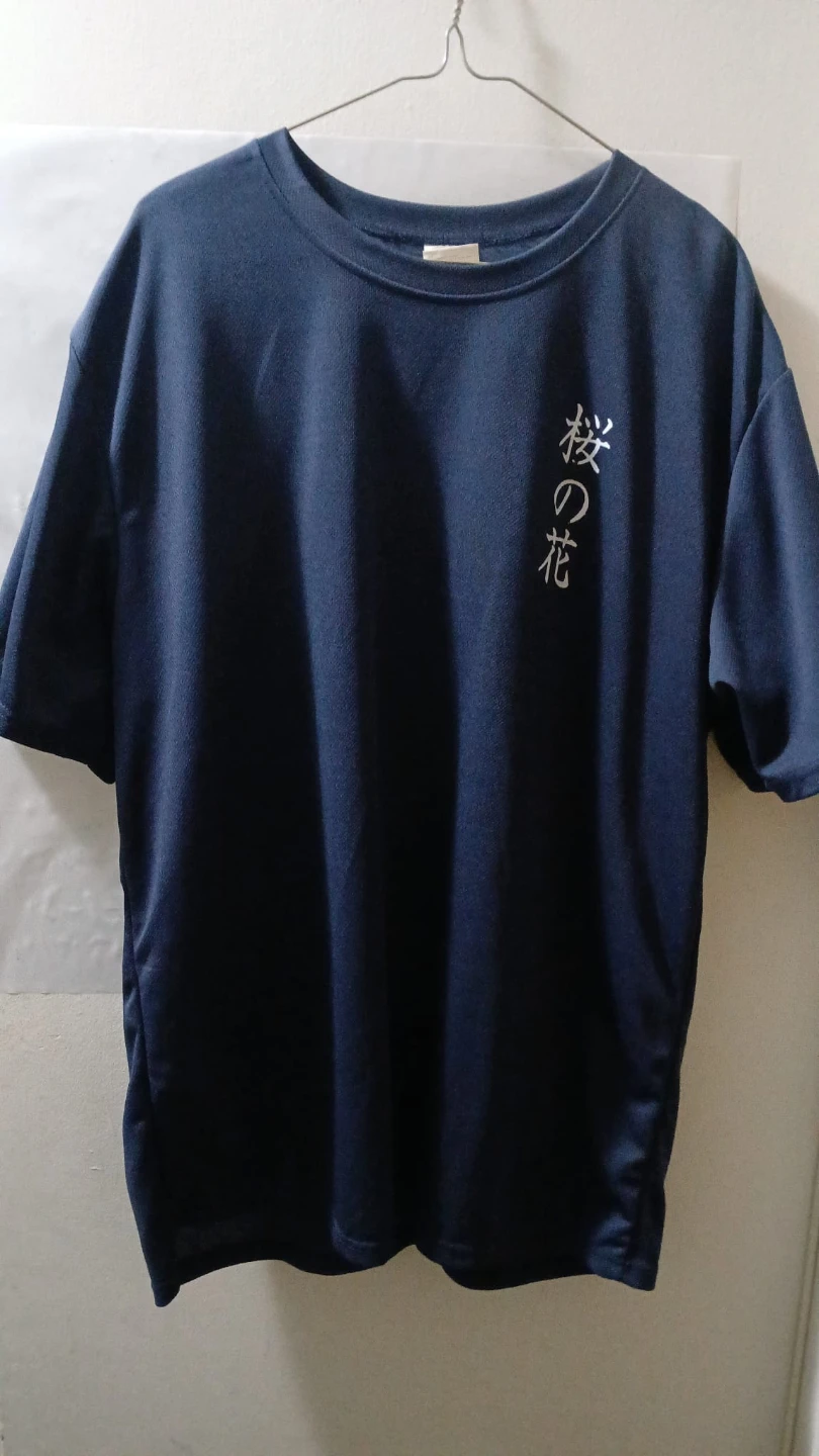 Navy Blue T-Shirt with Samurai Graphic - XXL - photo 2
