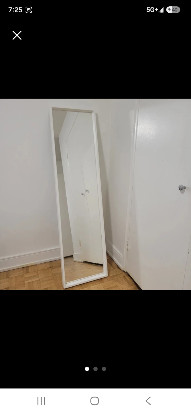 *Move out sale* Ikea white mirror - photo 3
