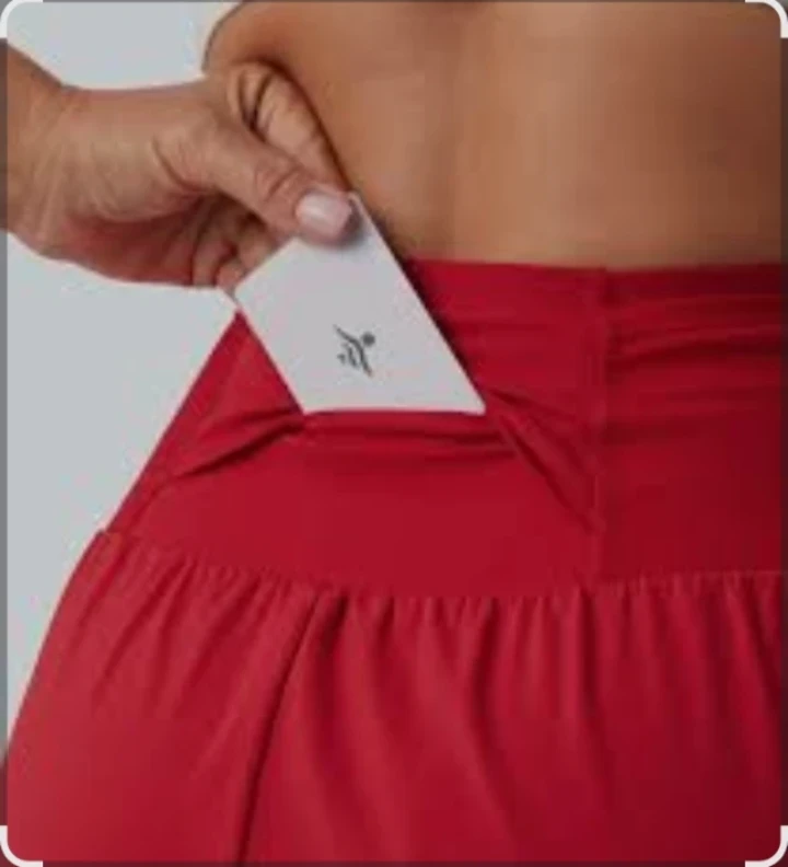 Halara SoftlyZero Airy Super High Waisted Shorts Red
