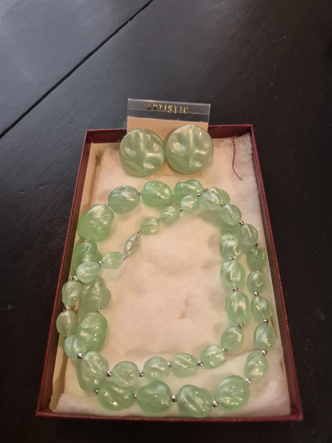Artistic Necklace and Earring Set