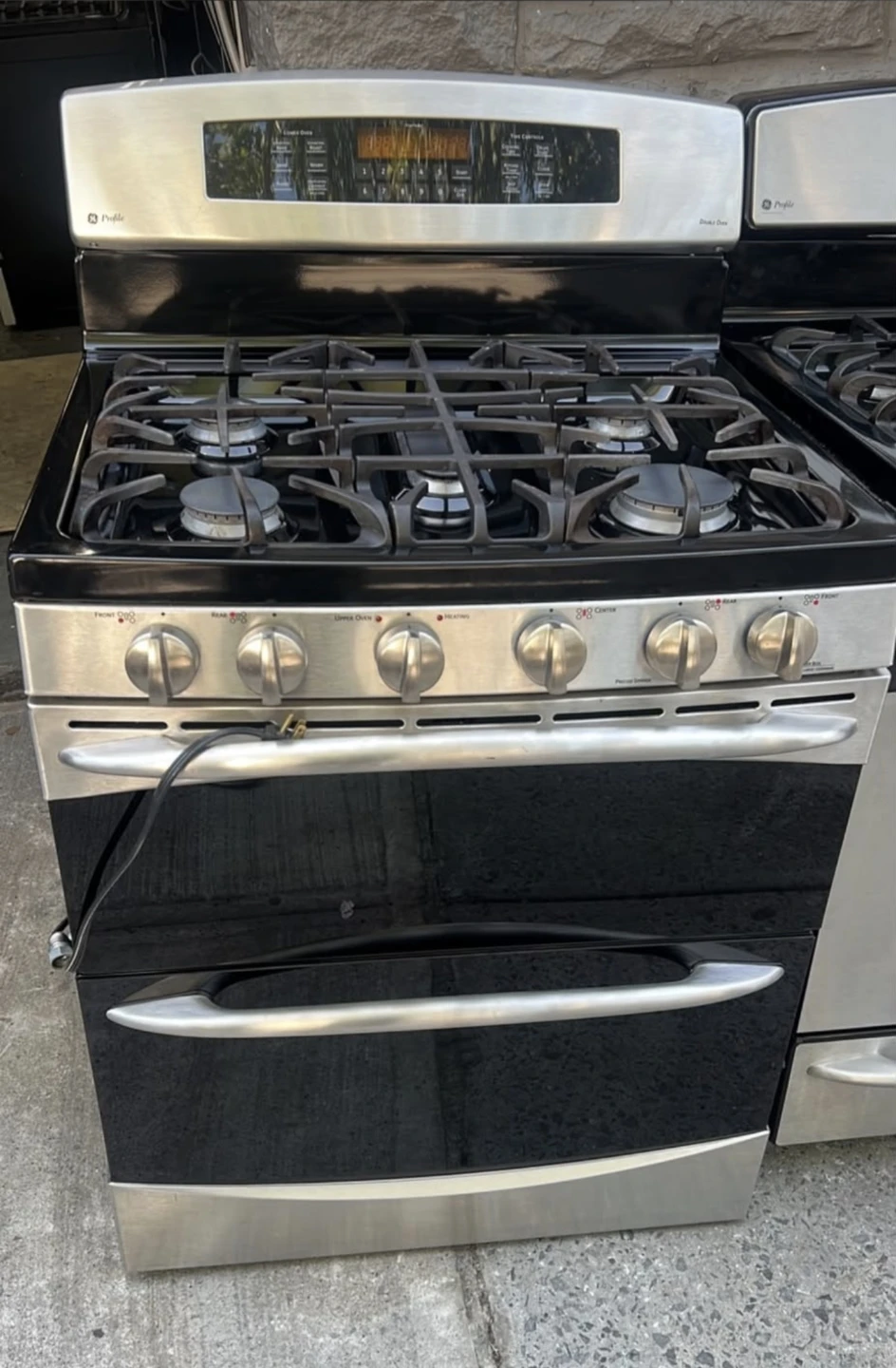 GE profile 30in Stainless steel gas stove
