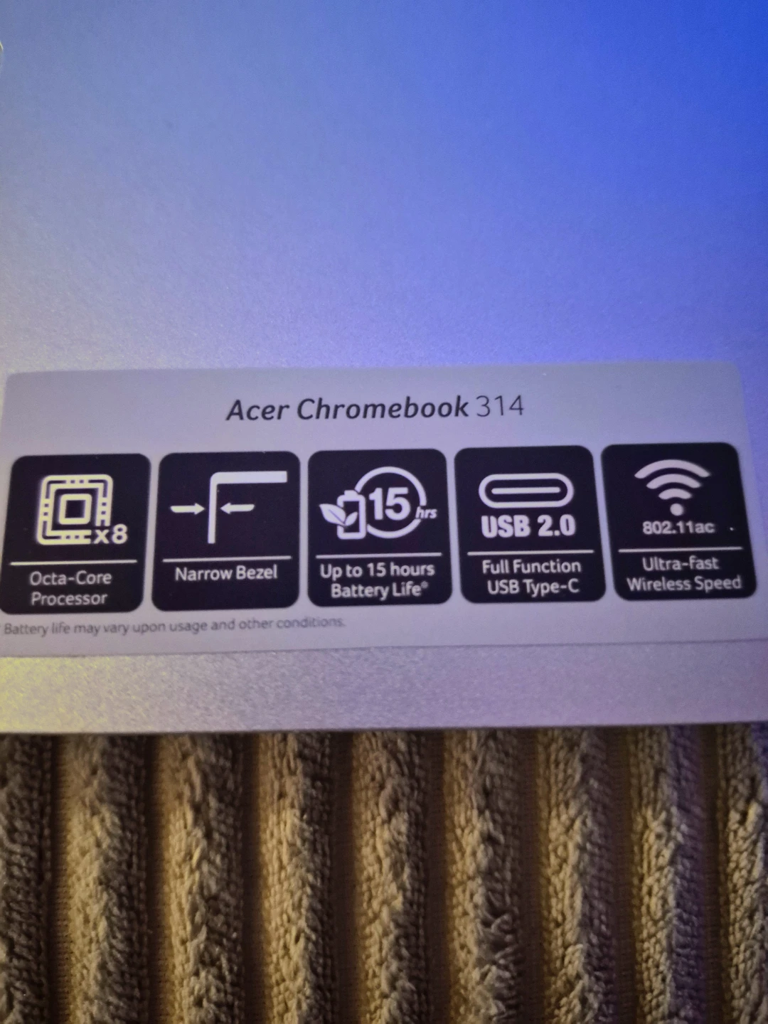 LN)14" Acer Chromebook 314 Silver - photo 2