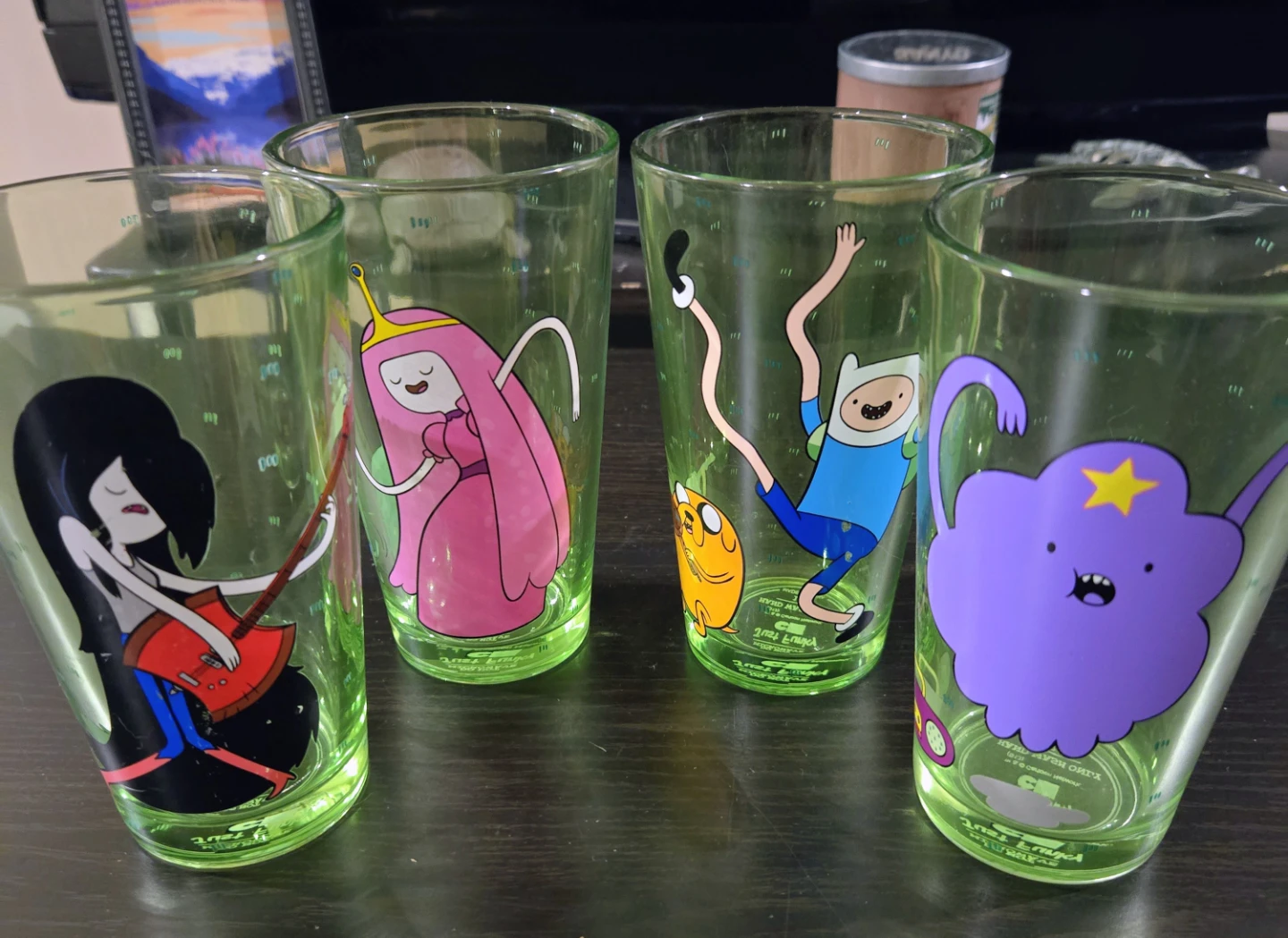 Adventure Time Character Glasses Set