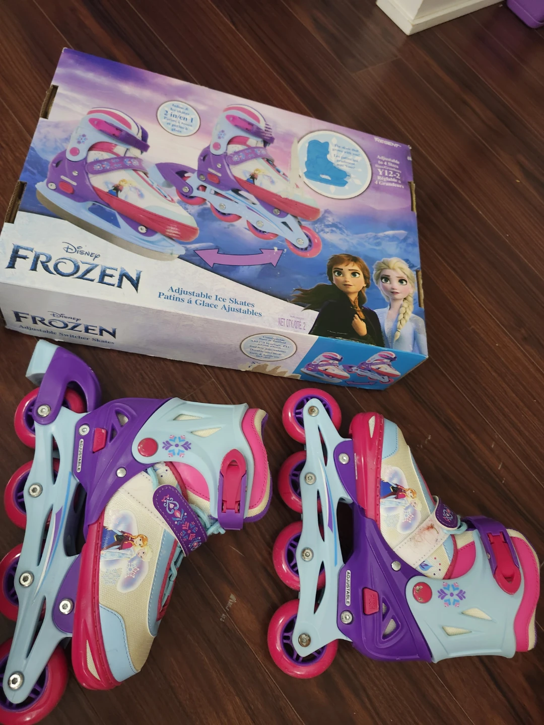 Disney Frozen Adjustable Ice Skates - 2-in-1