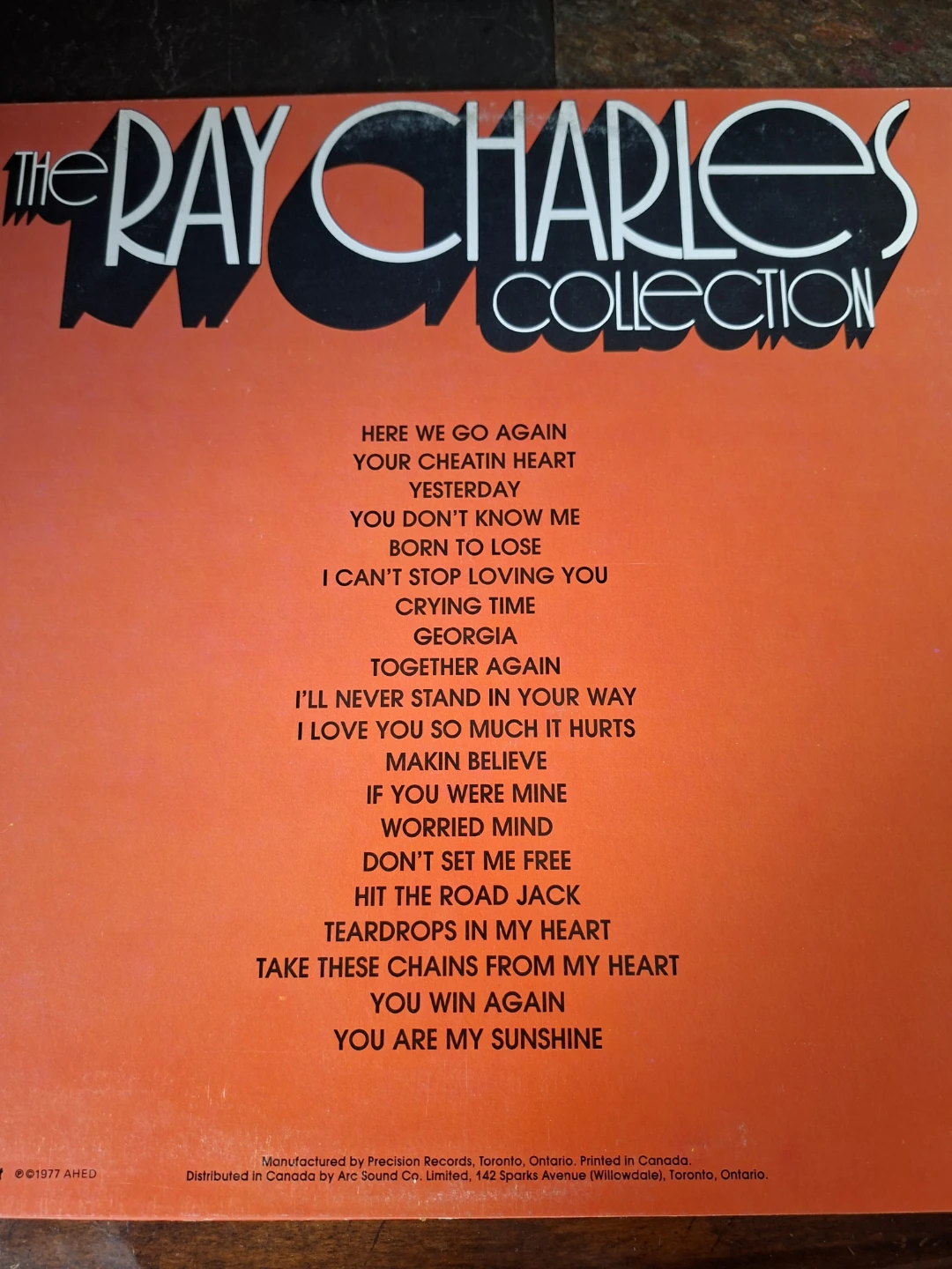 The Ray Charles Collection Vinyl Record - photo 2