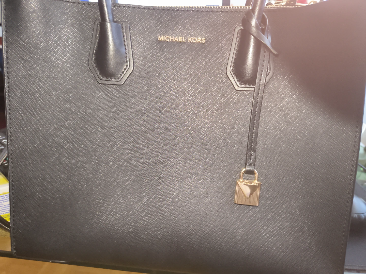 Michael Kors Black Leather Hand Bag - photo 2
