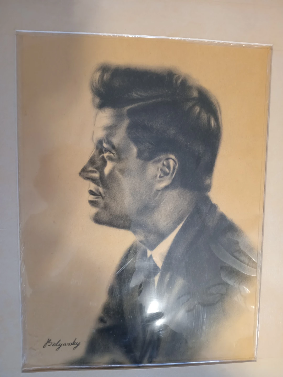 Signed Portraits- Elvis Presley, Whoopi Goldberg, JFK, Churchill