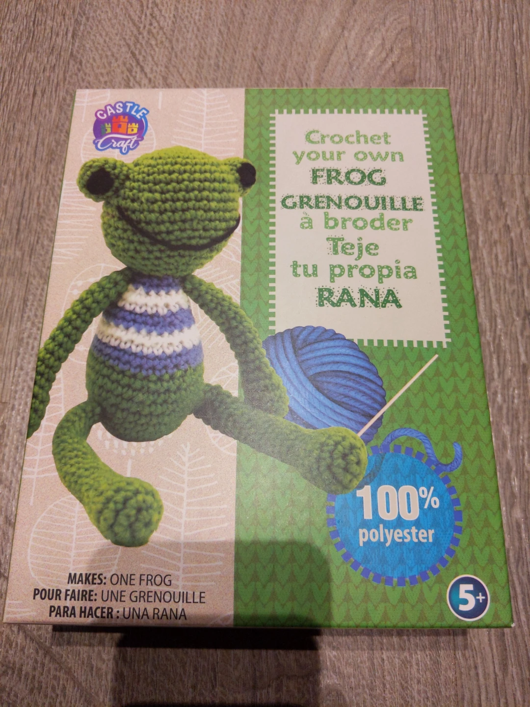 Castle Craft Crochet Your Own Frog Kit