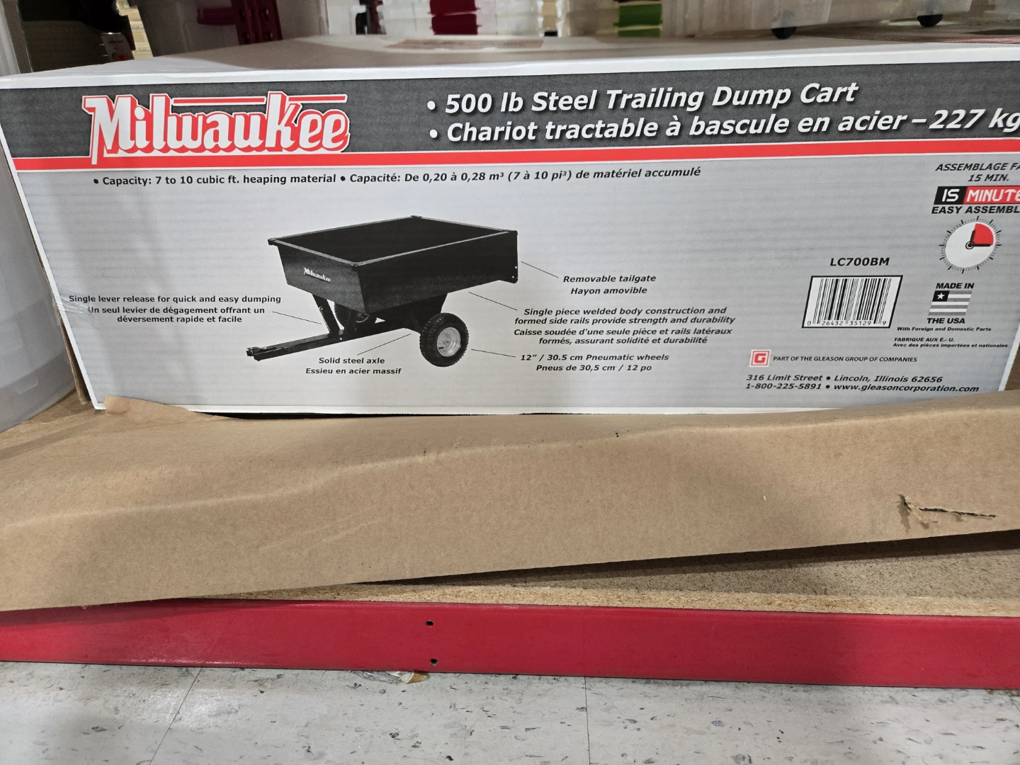 Milwaukee Trailer for Lawn Tractor