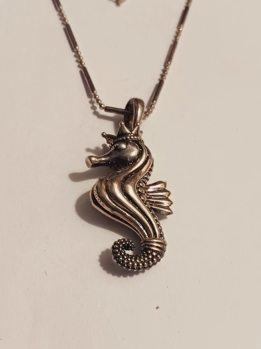 LAGOS RARE WONDERS STERLING SILVER 925 SEAHORSE PENDANT NECKLACE