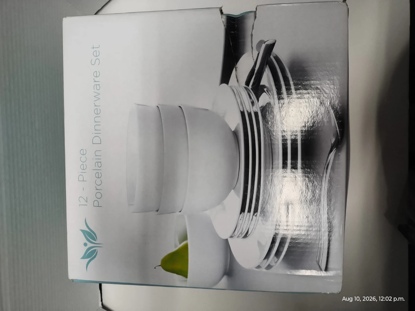 🍽️  12-Piece Porcelain Dinnerware Set — New in Box - photo 5
