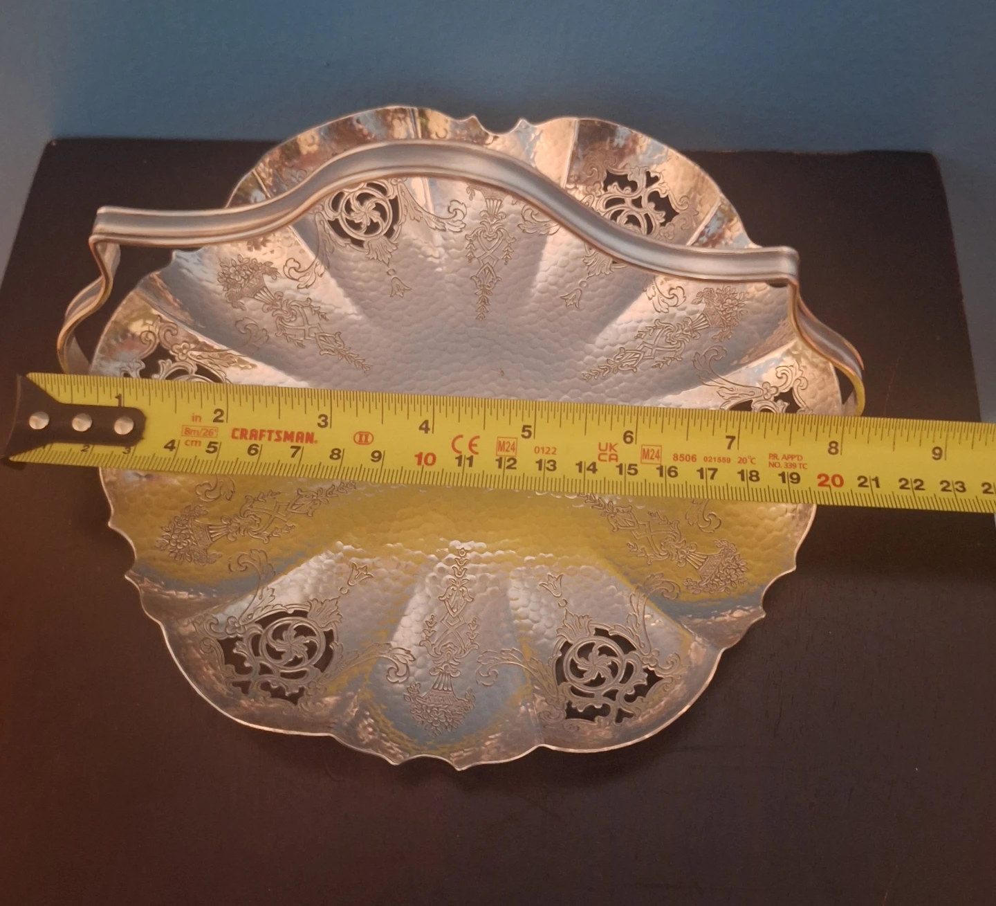 Antique 1920s  Silver-plated Bonbon Dish by Roden Brothers - photo 3