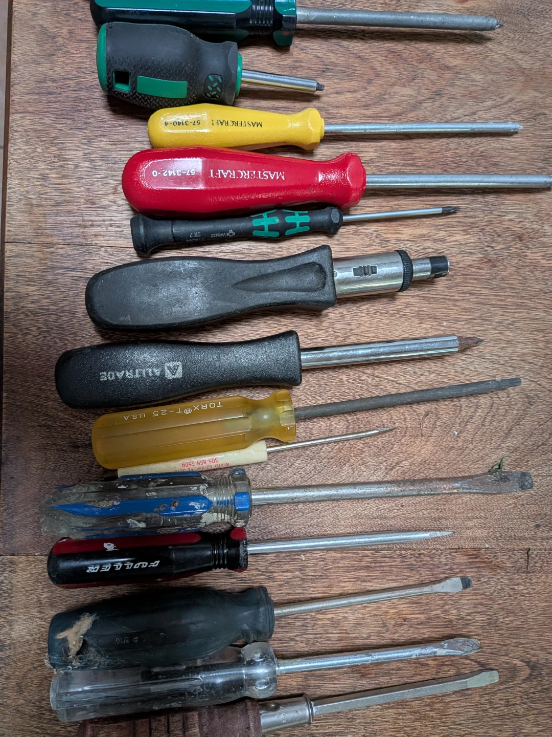 Assorted Screwdrivers - Various Brands