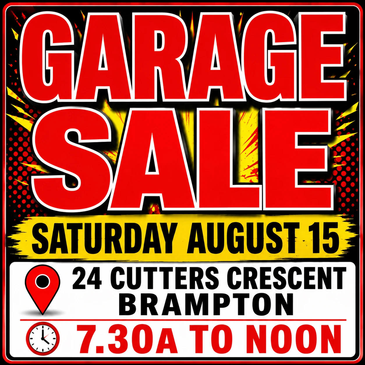 Garage Sale - Brampton