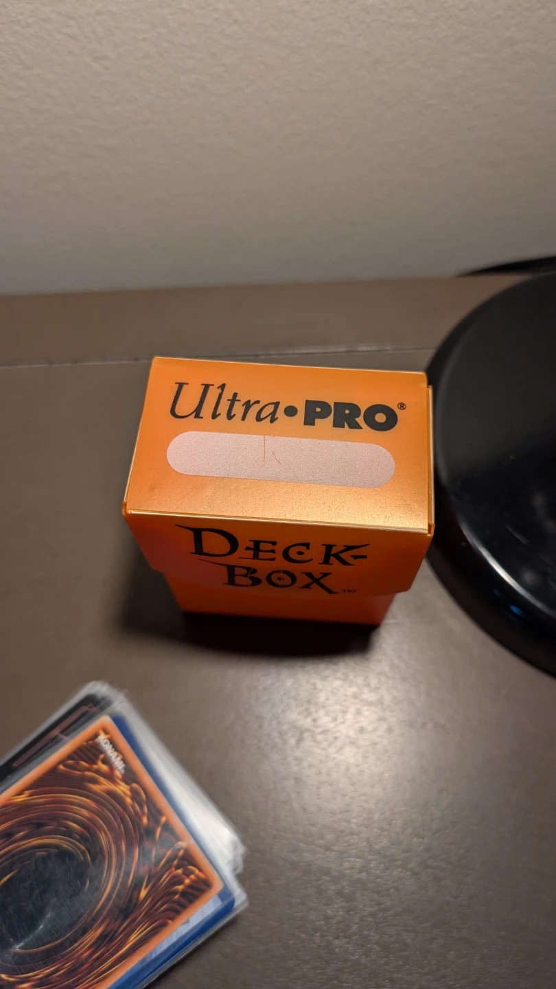 Ultra PRO Orange Deck Box + 70 bulk TCG cards - photo 2
