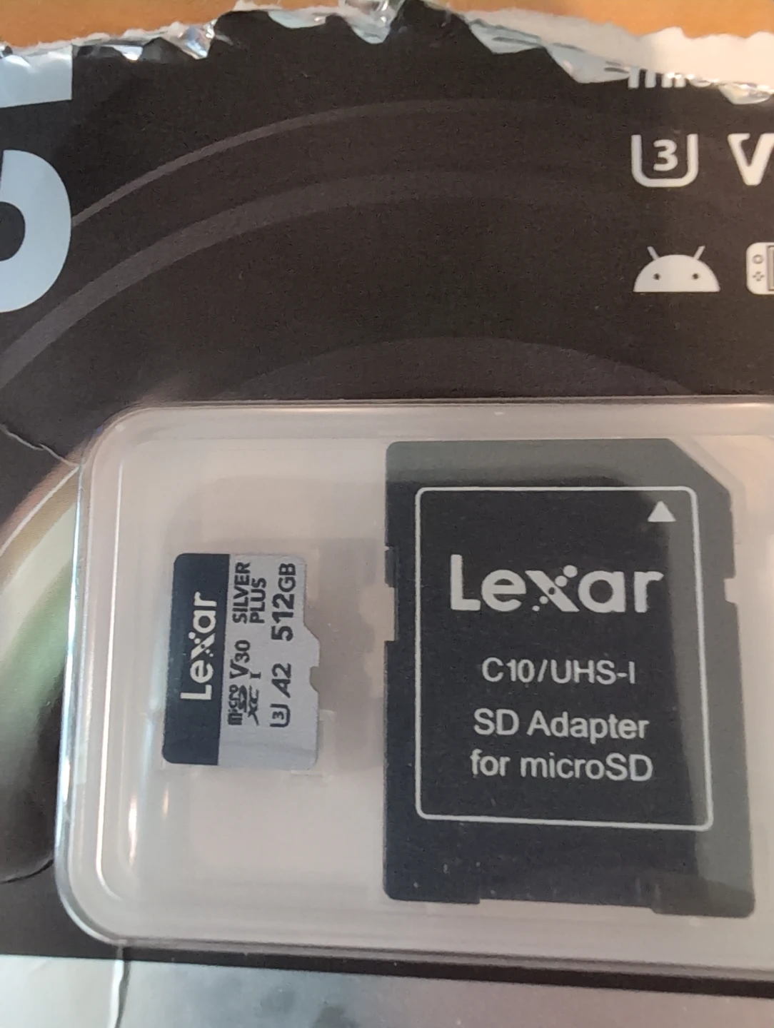 Lexar Professional 512GB microSD Card with SD Adapter