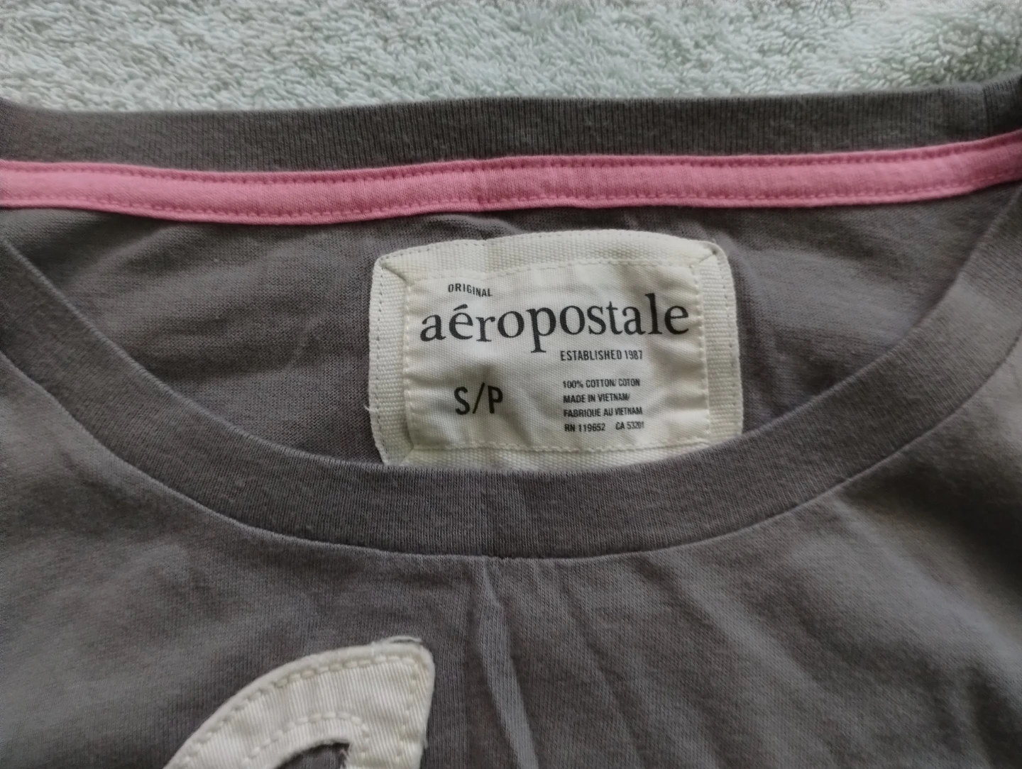 Aeropostale Aero 1987 Long Sleeve T-Shirt Size S/P - photo 3