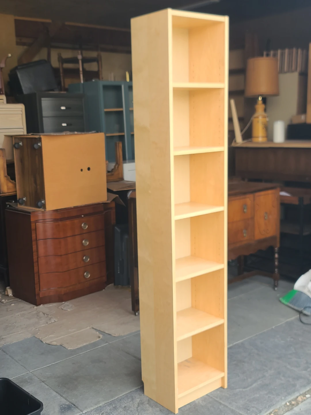 Tall Narrow Bookshelf - photo 2