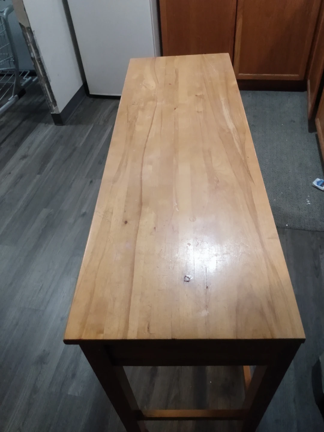 Wooden Desk with Drawers - photo 2