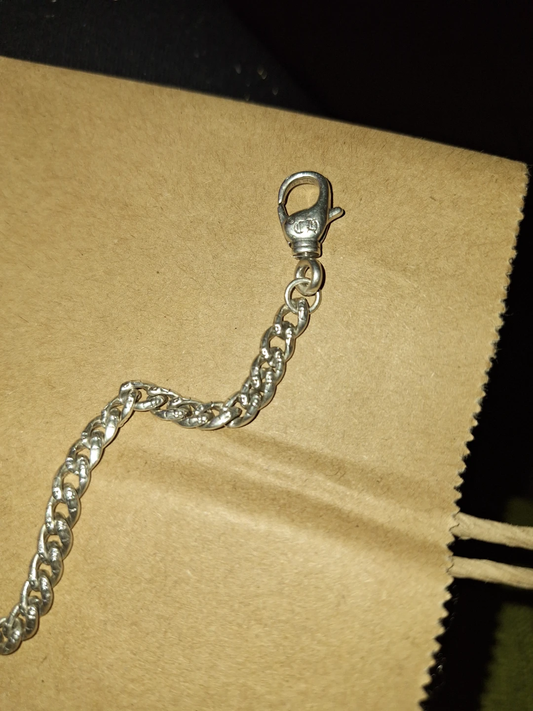 Solid  Sterling Silver  Chain – 29g (Classic Curb) - photo 4