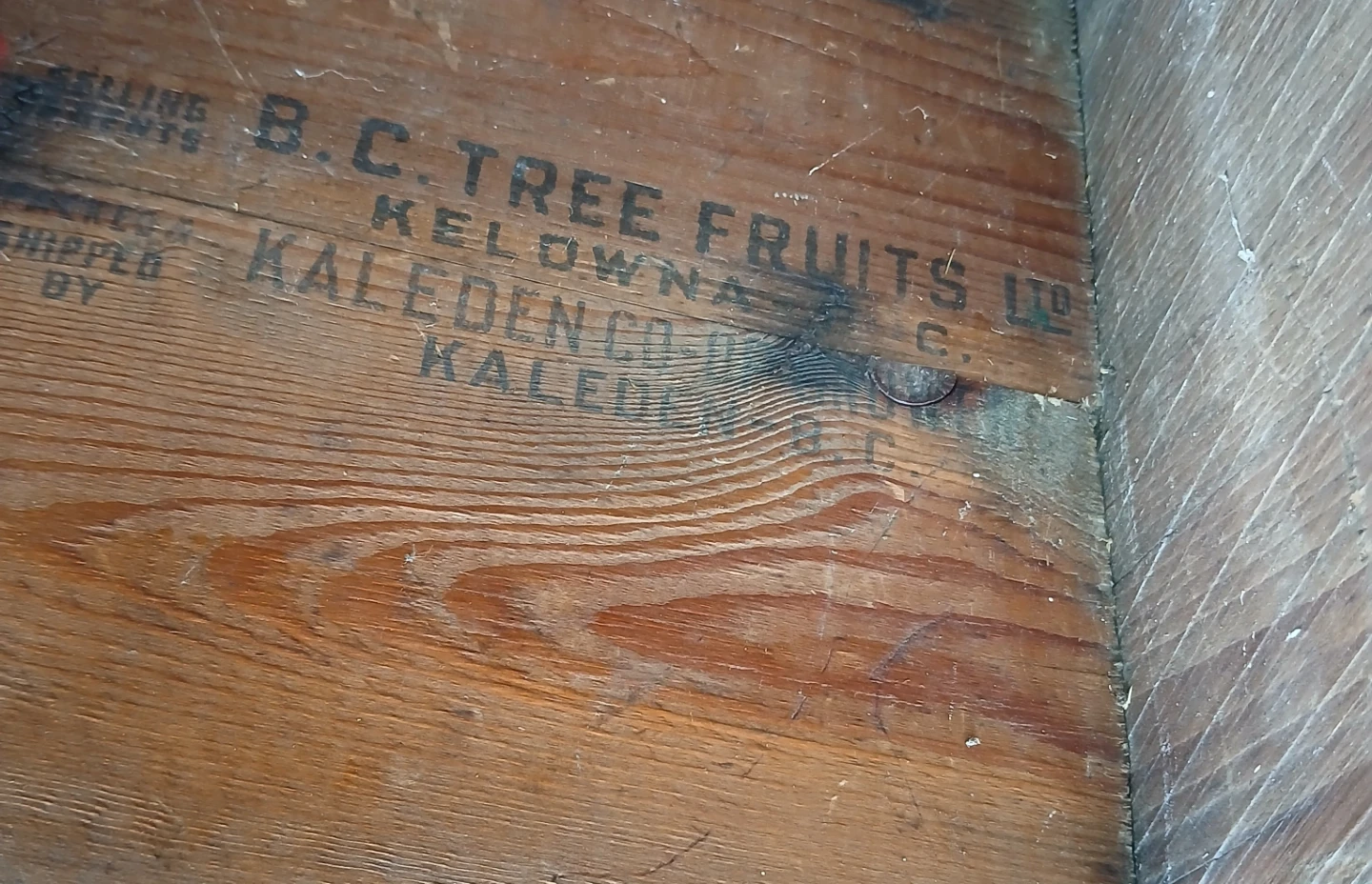 Vintage Canadian Apples Wooden Crate - photo 2
