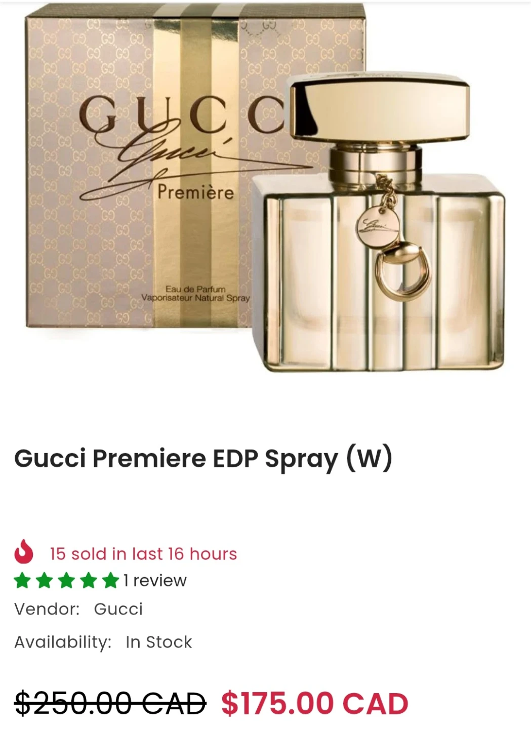 Gucci Premiere Eau de Parfum for women 50ml - photo 2